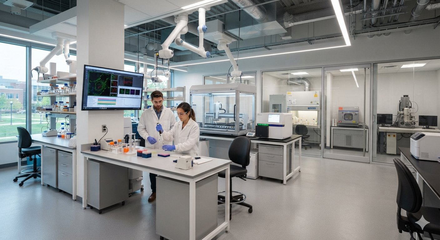 Modern laboratory facilities